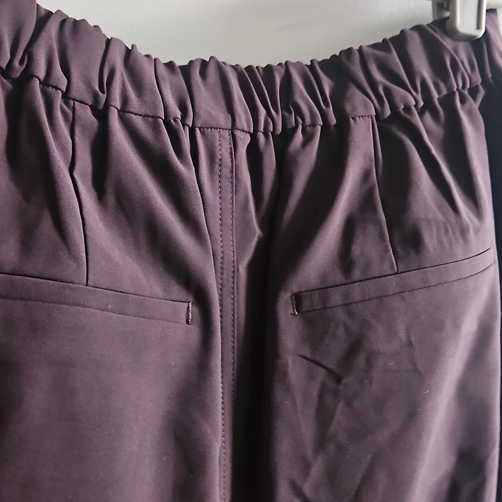 NWT MM Lafleur Colby Pants OrigamiTech Size 6 In Acai - Picture 4 of 6